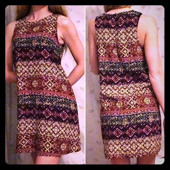 Forever 21 Dresses & Skirts - Forever 21 dark pattern dress